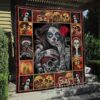 Couple Skull Quilt Blanket  Quilt